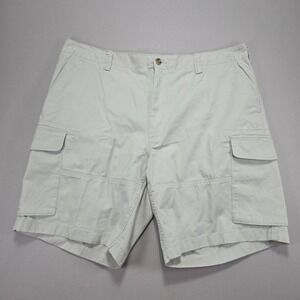 Polo Ralph Lauren Cargo Shorts Relaxed Fit Black Pony Logo Beige‎ Casual Size 40
